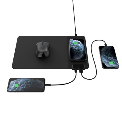 Qi 15w Wireless Charger Mouse Pad Fast Charging