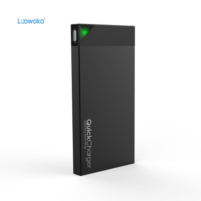 Small Fast Quick Charging Amprius Battery 18w QC3.0 10000mAh Power Bank